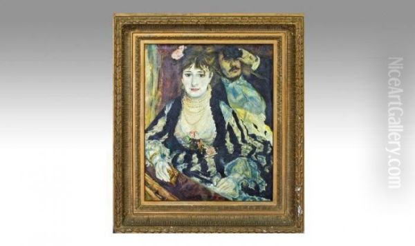 The Theatre Box Oil Painting by Pierre Auguste Renoir