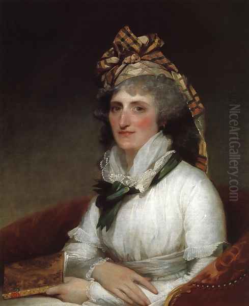 Mary Willing Clymer Oil Painting by Gilbert Stuart