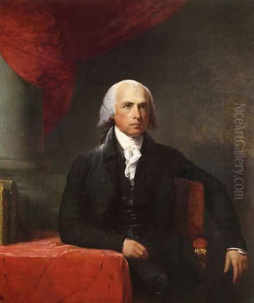 James Madison 1805-07 Oil Painting by Gilbert Stuart