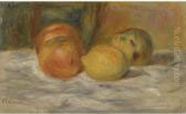 Nature Morte Au Fruits Oil Painting by Pierre Auguste Renoir