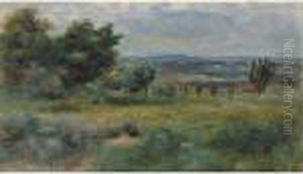 Paysage Oil Painting by Pierre Auguste Renoir