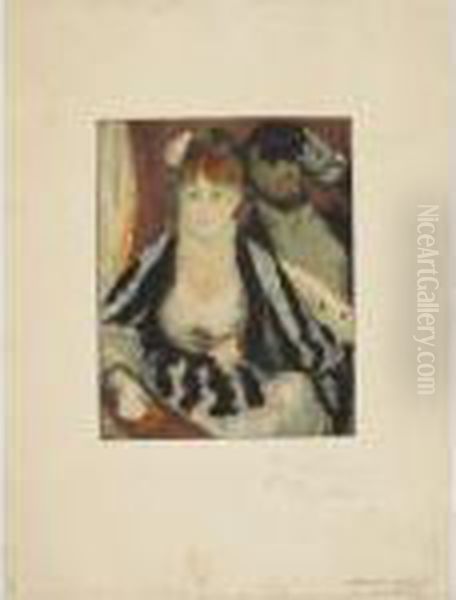 La Loge Oil Painting by Pierre Auguste Renoir