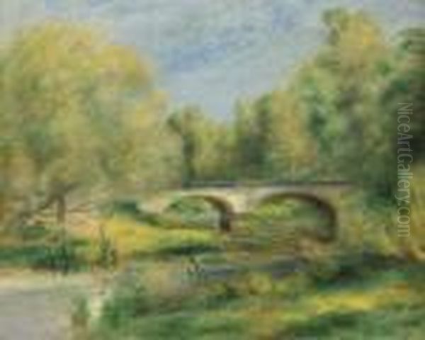 Paysage Oil Painting by Pierre Auguste Renoir