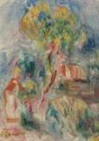 Esquisse De Paysage Oil Painting by Pierre Auguste Renoir