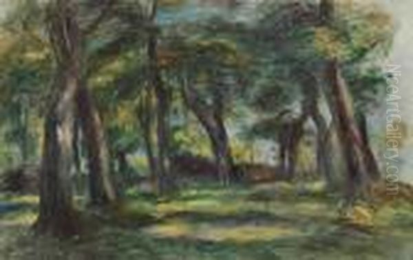 Paysage Oil Painting by Pierre Auguste Renoir