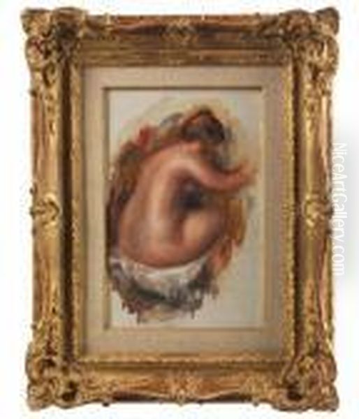 Nude Oil Painting by Pierre Auguste Renoir