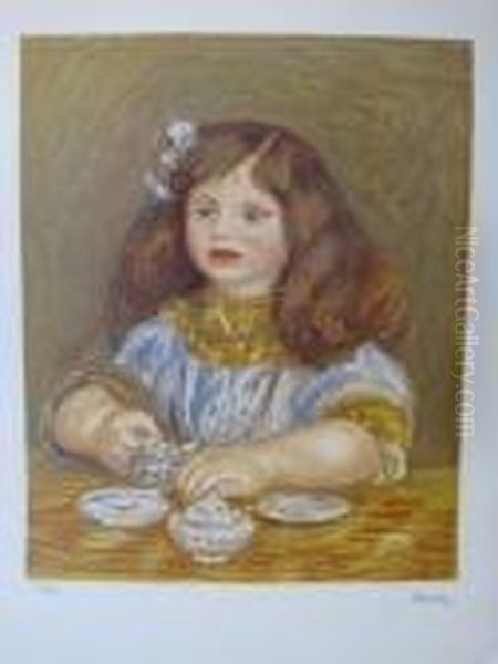 Portrait Defille Oil Painting by Pierre Auguste Renoir