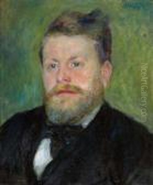 Jacques-eugene Spuller Oil Painting by Pierre Auguste Renoir