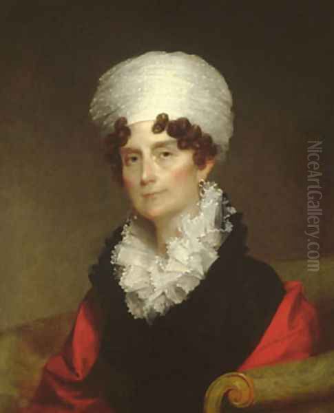 Mrs. Andrew Sigourney Oil Painting by Gilbert Stuart