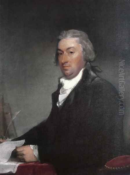 Robert R. Livingston Oil Painting by Gilbert Stuart