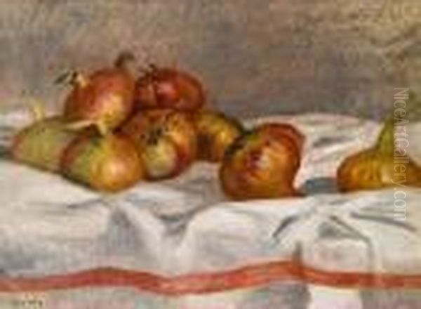 Nature Morte Oil Painting by Pierre Auguste Renoir