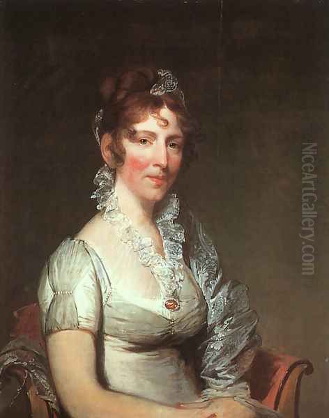 Elizabeth Tuckerman Salisbury (Mrs. Stephen Salisbury I) 1810 Oil Painting by Gilbert Stuart