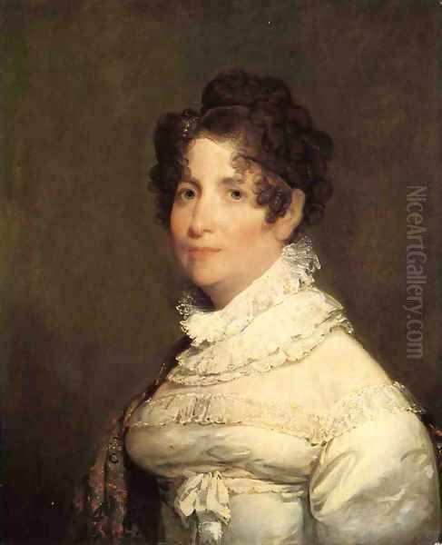 Miss Clementina Beach Oil Painting by Gilbert Stuart