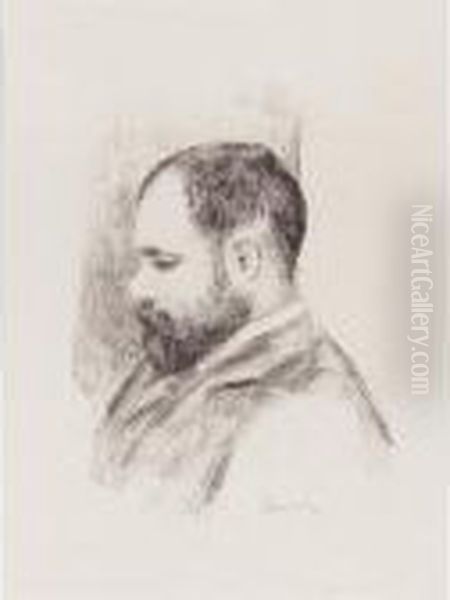 Ambroise Vollard Oil Painting by Pierre Auguste Renoir