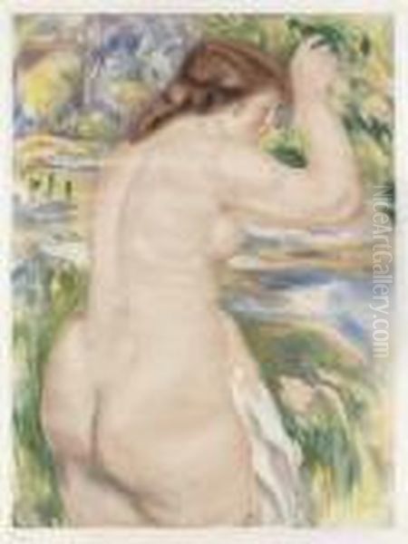 Nu Oil Painting by Pierre Auguste Renoir