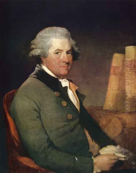 William Burton Coyngham Oil Painting by Gilbert Stuart