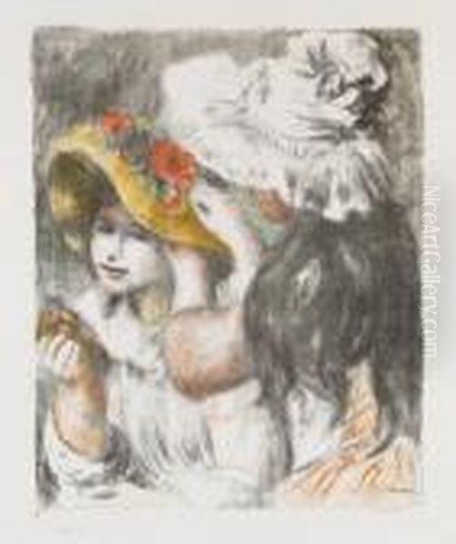 Le Chapeau Epingle, 2e Planche Oil Painting by Pierre Auguste Renoir