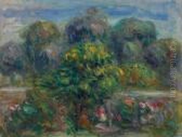 Paysage Oil Painting by Pierre Auguste Renoir