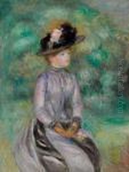 Adrienne Oil Painting by Pierre Auguste Renoir