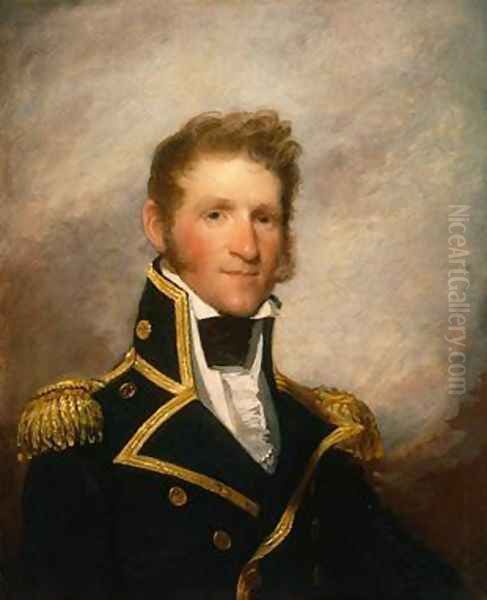 Commodore Thomas Macdonough Oil Painting by Gilbert Stuart