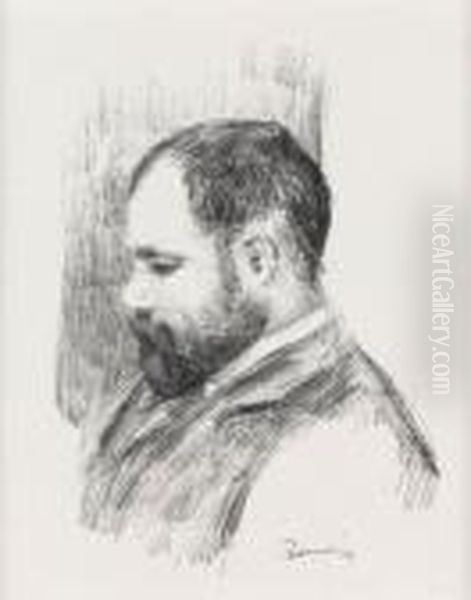 Ambroise Vollard Oil Painting by Pierre Auguste Renoir