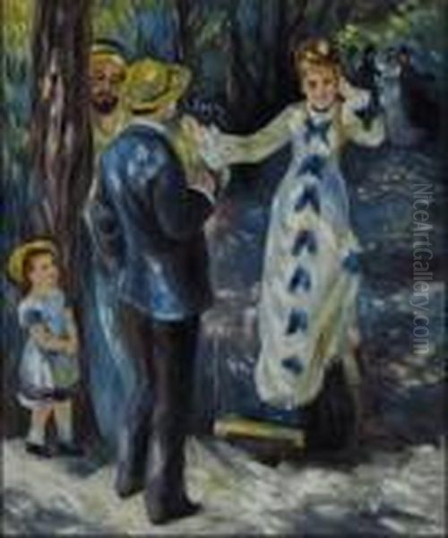 The Swing Oil Painting by Pierre Auguste Renoir