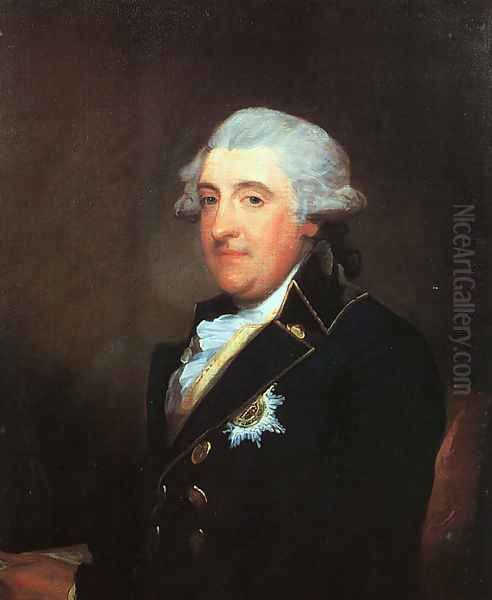 The Duke of Leinster 1787 Oil Painting by Gilbert Stuart