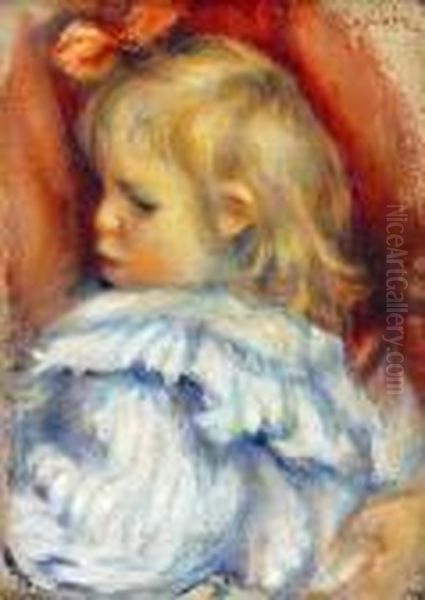 Portrait De Claude Renoir, Dit Coco Oil Painting by Pierre Auguste Renoir