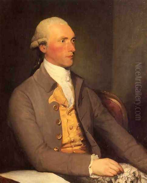 Georg Sugmund Facius Oil Painting by Gilbert Stuart