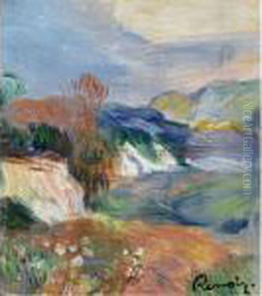 Bord De Mer Oil Painting by Pierre Auguste Renoir