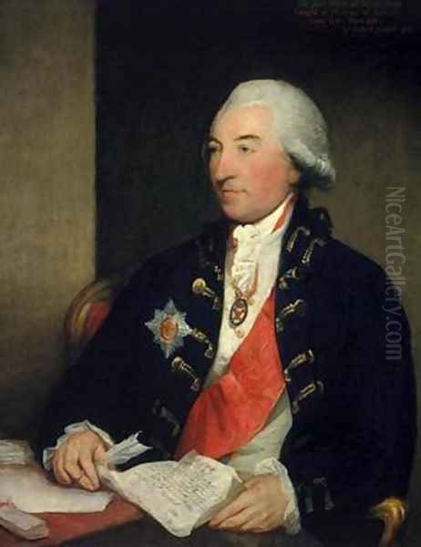 Sir John Dick Oil Painting by Gilbert Stuart