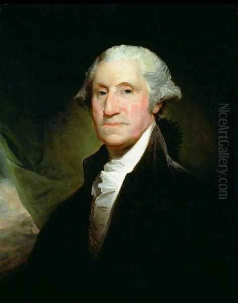 George Washington 2 Oil Painting by Gilbert Stuart