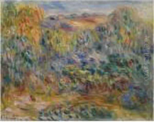 Paysage Montagneux Oil Painting by Pierre Auguste Renoir