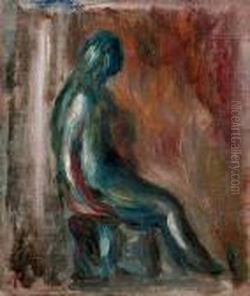 Etude D'une Statuette De Maillol Oil Painting by Pierre Auguste Renoir