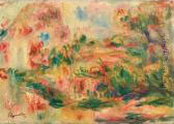 Paysage Oil Painting by Pierre Auguste Renoir