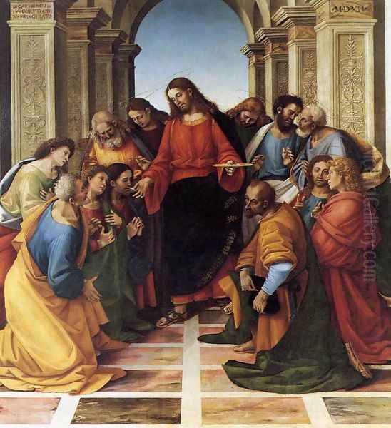 Communion of the Apostles 1512 Oil Painting by Francesco Signorelli