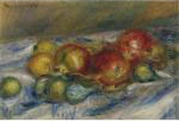 Nature Morte Aux Figues Oil Painting by Pierre Auguste Renoir