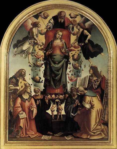 Immaculate Conception c. 1523 Oil Painting by Francesco Signorelli