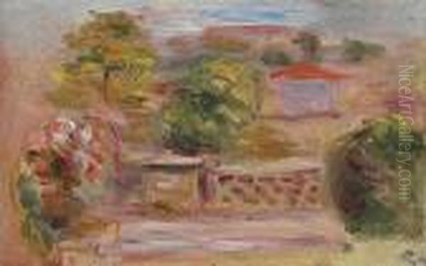 Paysage Oil Painting by Pierre Auguste Renoir