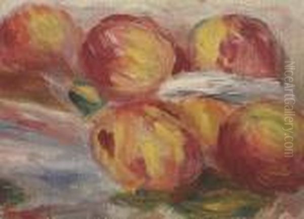 Pommes Oil Painting by Pierre Auguste Renoir