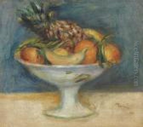 Compotier De Fruits Oil Painting by Pierre Auguste Renoir