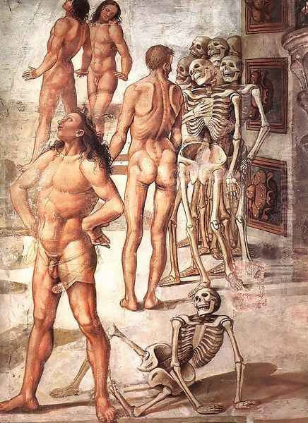 Resurrection of the Flesh (detail-4) 1499-1502 Oil Painting by Francesco Signorelli