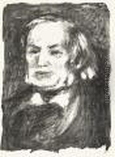 Richard Wagner. Oil Painting by Pierre Auguste Renoir