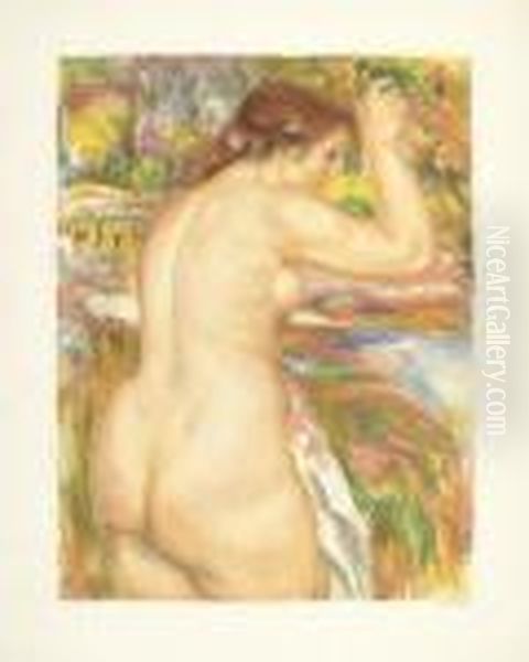 Nu. Oil Painting by Pierre Auguste Renoir