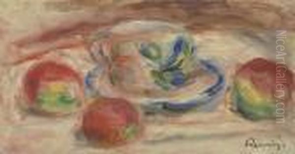 Nature Morte Oil Painting by Pierre Auguste Renoir