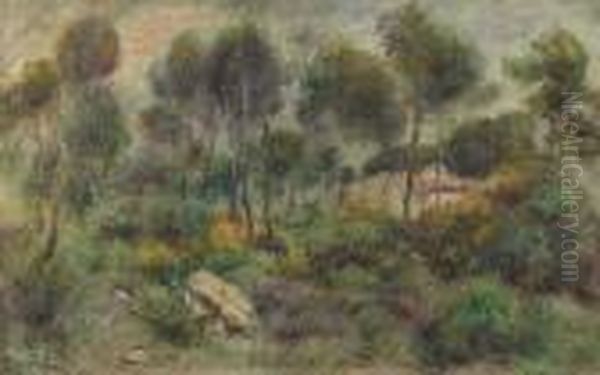 Paysage Oil Painting by Pierre Auguste Renoir