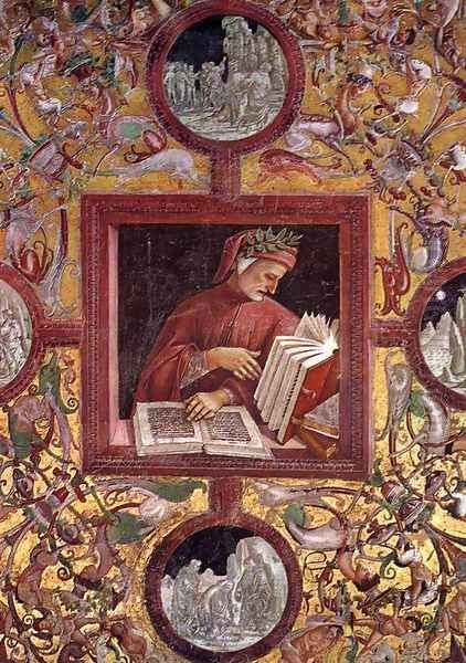 Dante Alighieri 1499-1502 Oil Painting by Francesco Signorelli