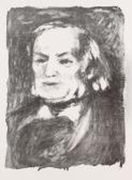 Richard Wagner Oil Painting by Pierre Auguste Renoir