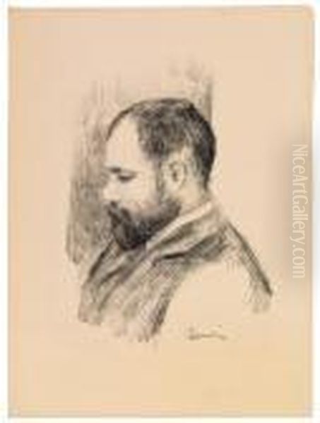 Ambroise Vollard Oil Painting by Pierre Auguste Renoir