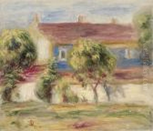 La Maison De L'artiste Oil Painting by Pierre Auguste Renoir